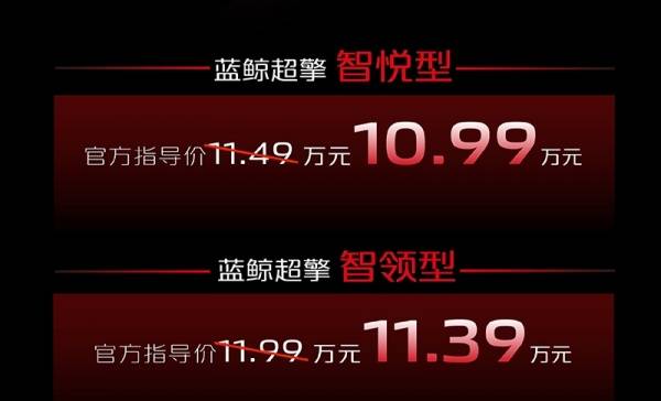 长安UNI-V蓝鲸超擎混动上市 售价11.49-11.99万