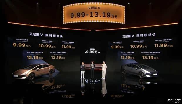 权益价9.99万元起!共推5款车型!现代IONIQ(艾尼氪)V正式上市!