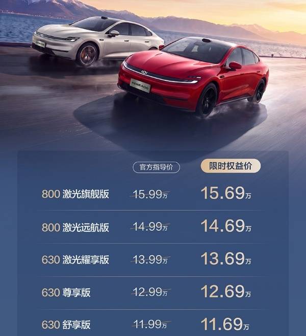 2027款长安启源A06上市 限时权益价11.69-15.69万